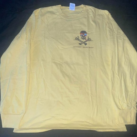 Latitude Adjustment Skeleton Hangloose Grunge Long Sleeve T-shirt Medium - Picture 3 of 4